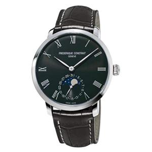 Frederique Constant Manufacture Slimline Moonphase Automatic Watch, Black