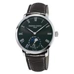 Frederique Constant Manufacture Slimline Moonphase Automatic Watch, Black