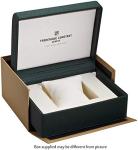 Frederique Constant Men's Mechanical Watch with Off-White Dial Analogue Display and Dark Brown Leather Strap FC-312S4S6