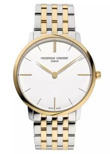 Frederique Constant Men's Analogue Swiss Quartz Watch with Stainless Steel Strap FC-200V5S32B