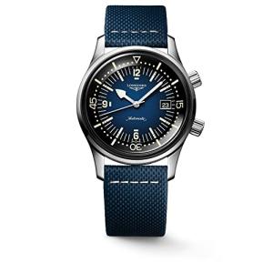 Longines orologio Heritage Legend Diver Blu Watch 42mm blu automatico Acciaio L3.774.4.90.2