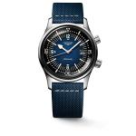 Longines orologio Heritage Legend Diver Blu Watch 42mm blu automatico Acciaio L3.774.4.90.2