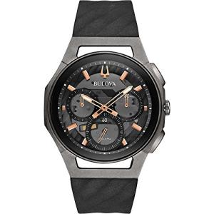 Bulova Men's Chronograph Quartz Watch with Rubber Strap 97A162