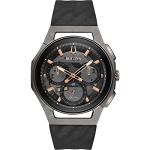 Bulova Men's Chronograph Quartz Watch with Rubber Strap 97A162