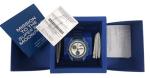 Swatch MoonSwatch Omega x Mission To The Super Blue Moonphase Wrist Watch, blue, Strap