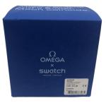 Swatch MoonSwatch Omega x Mission To The Super Blue Moonphase Wrist Watch, blue, Strap