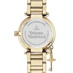 Vivienne Westwood Women's Kensington II Quartz Watch with Gold Dial Analogue Display and Gold Stainless Steel Bracelet VV006KGD