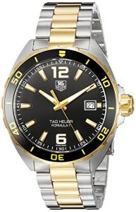 TAG HEUER Formula 1 Black Dial Two Tone Mens Watch WAZ1121.BB0879