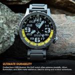 Hazard 4 Heavy Water Diver Titanium Tritium Watch Nightwatch White GMT Green/Yellow