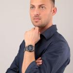 Maserati Men's Stainless Steel, Gun PVD Watch, Competizione Collection, with Stainless Steel Strap - R8853100019