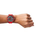 Diesel Watch for Men Mr. Daddy 2.0, Chronograph Movement, 57 mm Gunmetal Stainless Steel Case with a Stainless Steel Strap, DZ7370