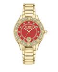 Versus Versace Canton Road Collection Luxury Womens Watch Timepiece, Red, OS, Versus Versace | Canton Road Crystal