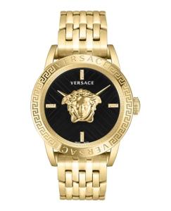 Versace Men's Quartz Analog Watch with Stainless Steel Strap mid-39745, Gold