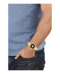 Versace Men's Quartz Analog Watch with Stainless Steel Strap mid-39745, Gold