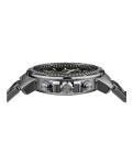 Versace Men's Quartz Fashion Bracelet and Stainless Steel Case Grey Dial Analogue Display Black Watch - VE2E00621