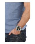 Versace Men's Quartz Fashion Bracelet and Stainless Steel Case Grey Dial Analogue Display Black Watch - VE2E00621