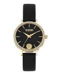 Versus Versace Mar Vista Crystal Collection Luxury Womens Watch Timepiece, Black, OS, Versus Versace | Mar Vista Crystal