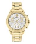 Versace Men's Watch New Chrono 45 mm Chronograph VE2E005 21, Bracelet