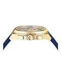 Versace Geo Chrono Silicone Watch, blue, OS, Versace Versace Geo Chrono