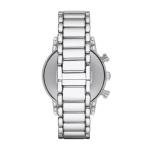 Emporio Armani Watch for Men, Quartz Chronograph Movement, 41 mm Silver Stainless Steel Case with a Stainless Steel Strap, AR1853