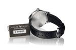 Maurice Lacroix Les Classiques Date LC1026-SS001-130-1 Women's Analogue Quartz Watch with Black Leather Strap, Black, Bracelet