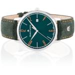 MAURICE LACROIX MAURICE LACROIX Eliros Date Green EL1118-SS001-620-5 Men's Watch Analogue Quartz with Green Velour Leather Strap, Green, Strap.