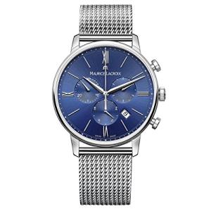 MAURICE LACROIX Men Chronograph Quartz Watch EL1098-SS002-410-2