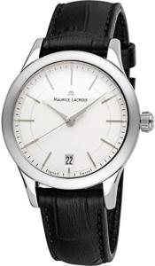 MAURICE LACROIX Women Analog Swiss Quartz Watch with Leather Strap LC1026-SS001-131-1