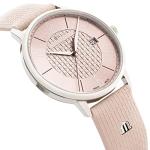 MAURICE LACROIX Eliros Date Adeline Ziliox Limited Edition Women's Analogue Quartz Watch with Dusky Pink Leather Strap EL1118-SS001-520-6, antique pink