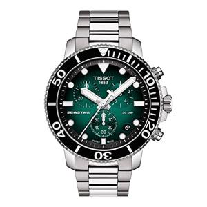 Tissot Seastar 1000 Quartz Chronograph Men's Graded Green Watch T120.417.11.091.01