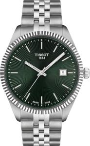 Tissot Ballade T1564101109100 Men's Wristwatch, Gray, green, Classic