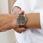 Tissot Automatic Heritage Gent COSC 1938 Men's Watch, Leather Strap T142.464.16.062.00, Black Background