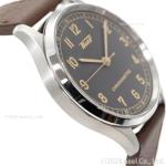 Tissot Automatic Heritage Gent COSC 1938 Men's Watch, Leather Strap T142.464.16.062.00, Black Background