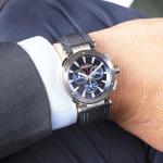 Michel Herbelin Men's Analogue Quartz Watch with Rubber Strap 37688AG65