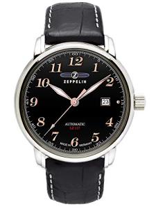 Zeppelin Count Mens Analogue Automatic Watch with Leather Bracelet 7656-2