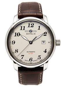 Zeppelin Count Mens Analogue Automatic Watch with Leather Bracelet 7656-5