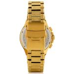 LOUIS XVI Le Monarque Frosted Men's Watch Chronograph 42 mm Swiss Quartz Movement Stainless Steel Bracelet Gold/Silver Dial Fumé