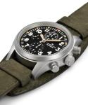 Hamilton Men Chronograph Automatic Watch Khaki Field Swiss Made