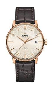 Rado Mens Coupole Classic Automatic Leather Strap Watch R22861115