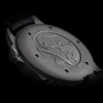 Special model Aviator Watch Frankfurt GMT Black by Laco Made in Germany 43 mm Diameter High Quality Automatic Watch Unique Quality Outstanding workman 20 ATM Waterproof Since 1925