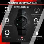 Luminox Leatherback SEA Turtle Blackout XS.0301.BO.L Small Mens Watch 39mm - Military Watch in Black Date Function 100m Water Resistant