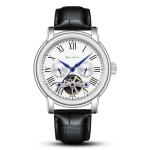 Seagull Men's Watch Hollow Automatic Mechanical Watch Calendar Potential Multifunction Flywheel Business Watches (white-D819.624)