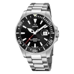 JAGUAR J860/d, Executive Collection Model Watch Case 43 5mm Black with Steel Strap Pair Unisex Adult, Single, Mm Black with Steel Strap for Men Pack of 100