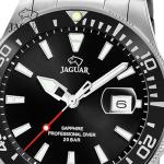 JAGUAR J860/d, Executive Collection Model Watch Case 43 5mm Black with Steel Strap Pair Unisex Adult, Single, Mm Black with Steel Strap for Men Pack of 100