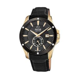 JAGUAR Watch Model J881/1 from The ACAMAR Collection, 44 mm Case of Black Leather Strap for Men