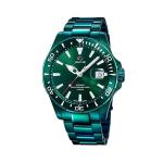 JAGUAR Men's Watch J988/1 Executive Stainless Steel Case 316l Green 316l Stainless Steel Strap Green