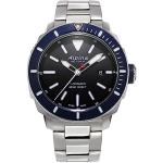Alpina Men's AL-525LBN4V6B Seastrong Analog Display Swiss Automatic Silver Watch, Black/Grey, Diver