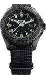 Traser Men's Analogue Quartz Watch with Nylon Strap 108673, Black, Strap, Black, Bracelet
