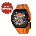 TSAR BOMBA Mens Watch UK Automatic Watches for Men 50M Waterproof Japanese Mechanical Watches Men Movement Tonneau Stainless Steel Case Sapphire Glass Big Face Unique Fashion Luxury Gift