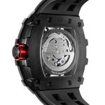 TSAR BOMBA Luxury Automatic Watches for Men Mechanical Men's Watch Japanese Movement Sapphire Glass 50M Waterproof Wrist Watches Silicone Strap Luminous Elegant Gifts